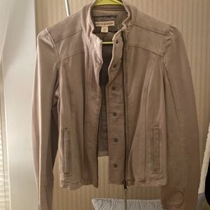 Tan Peyton Jensen jacket size xs